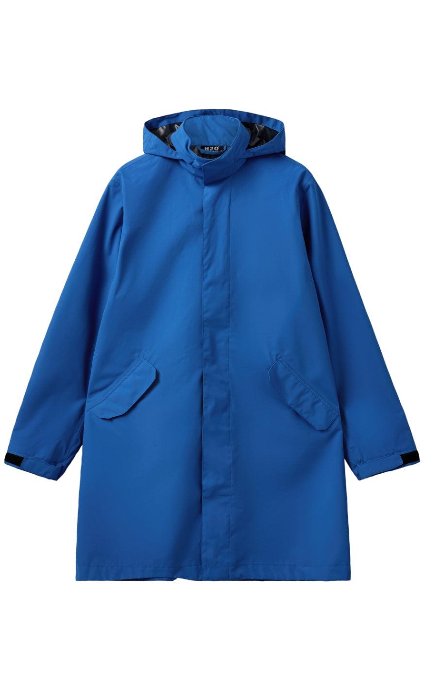 H2O Regnjakke - Rømø Long Unisex - Blue